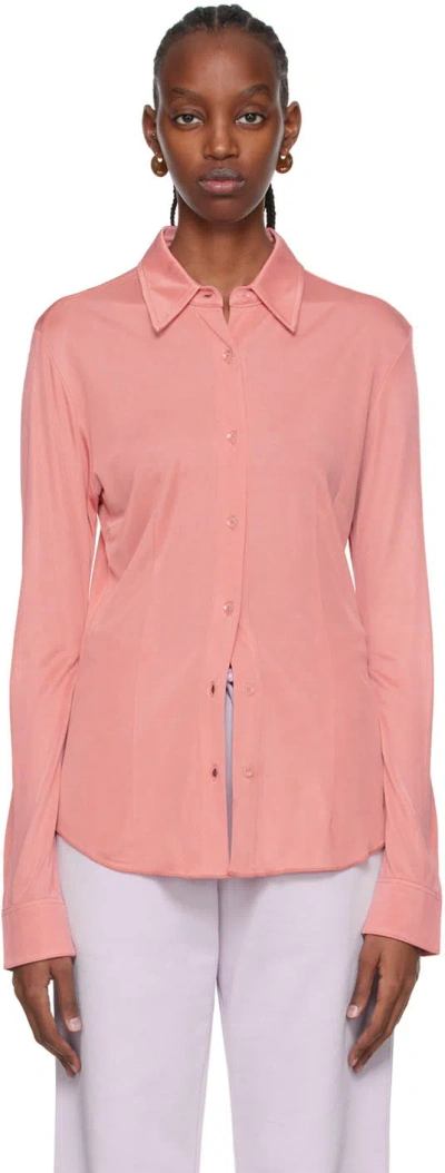 Dries Van Noten Huto 4623 W.k.shirt In 354 Salmon