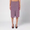 Dries Van Noten Shelda Midi Skirt In Brown