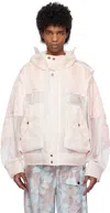 Dries Van Noten Pink Satin Jacket In 10 Transparent