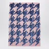 Dries Van Noten Sequin Silk Skirt Houndstooth Pattern In Multi