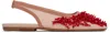 Dries Van Noten Mesh Ballerinas Embellished Design Flat Sole Pointed Toe