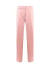 Dries Van Noten Trousers Featuring Back Pocket And Wide Leg In Pink