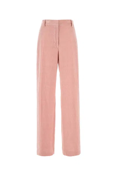 DRIES VAN NOTEN PINK VELVET PIXY PANT