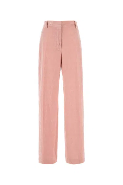 Dries Van Noten Pink Velvet Pixy Pant