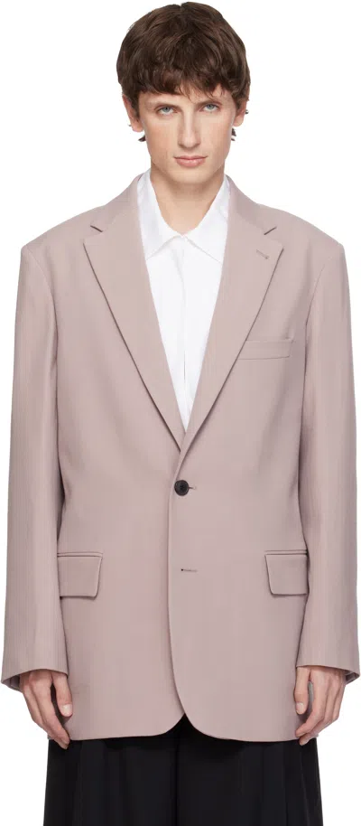Dries Van Noten Pink Wool Blazer