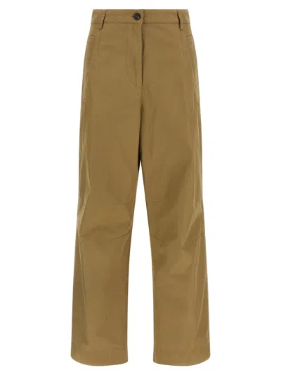 Dries Van Noten Pinks Pants Beige In Brown