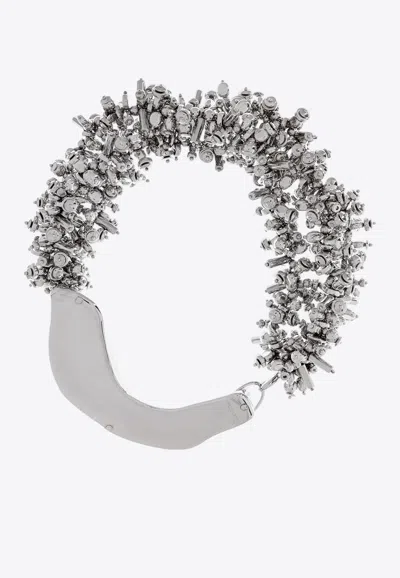 Dries Van Noten Pins Choker Necklace