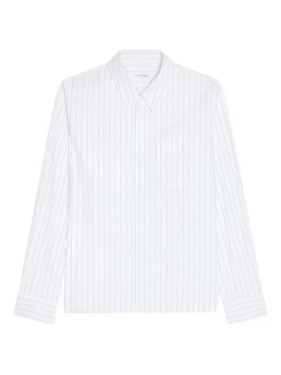 DRIES VAN NOTEN PINSTRIPE COTTON SHIRT