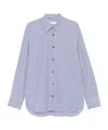Dries Van Noten Croomd Shirt In Blue