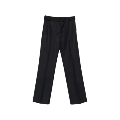 Dries Van Noten Casual Trousers With Belt Loops In Black