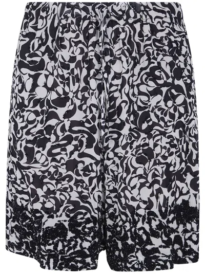 Dries Van Noten "piperi" Printed Shorts In Multi