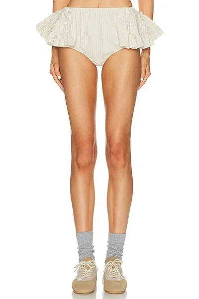 Dries Van Noten Pixie Short In Neutral