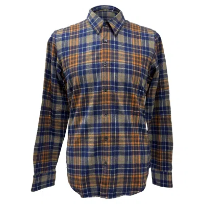 Dries Van Noten Plaid Button-down Shirt In Multicolor Wool
