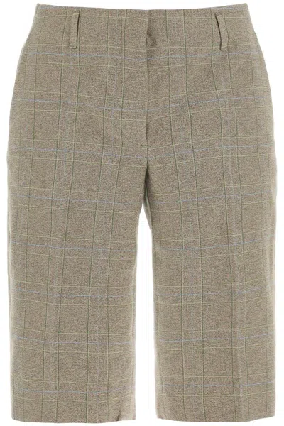 Dries Van Noten Women's Plaid Cotton Blend Bermuda Shorts In Multi