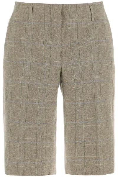 DRIES VAN NOTEN DRIES VAN NOTEN "PLAID COTTON BLEND BERMUDA SHORTS IN WOMEN