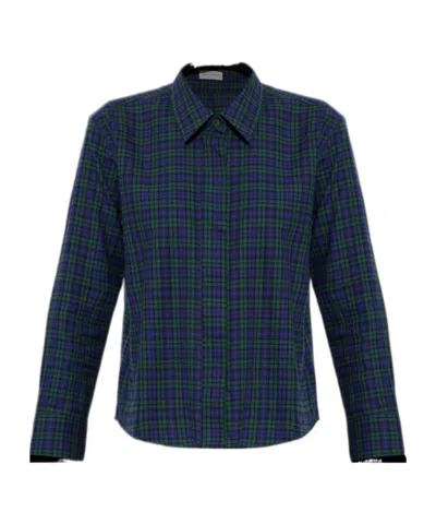 Dries Van Noten Plaid Shirt In Multi