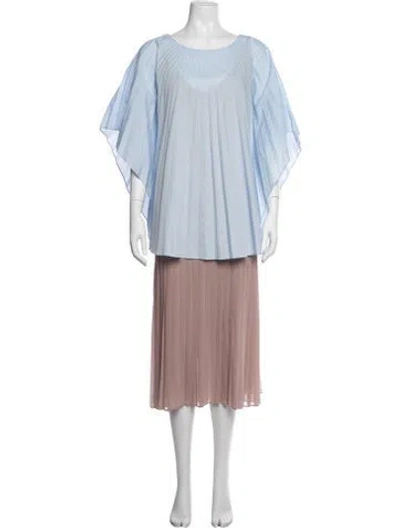Pre-owned Dries Van Noten Pleated Accents Dress Set In Pink
