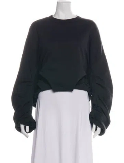 Pre-owned Dries Van Noten Pleated Accents Lounge Set In Black