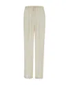 Dries Van Noten Pleated Casual Pants In White
