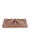 Shop Dries Van Noten Pleated C;utch Bag
