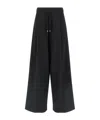 Dries Van Noten Pleated Drawstring Track Pants In Black