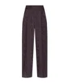 Dries Van Noten Pleated Front Casual Pants In Brown
