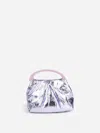 Dries Van Noten Pleated Handbag In Metallic