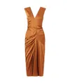 DRIES VAN NOTEN PLEATED MID-LENGTH DRESS