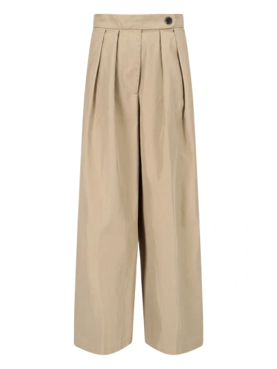 Dries Van Noten Trousers In Beige