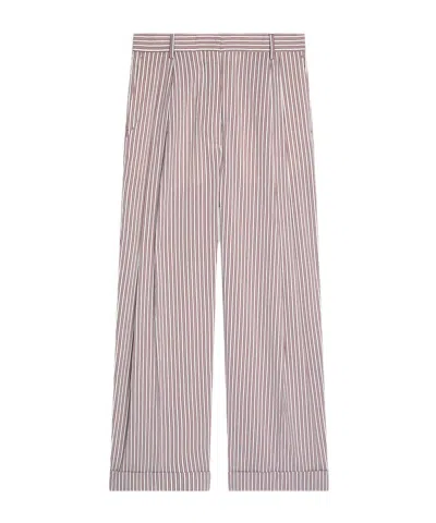 Dries Van Noten Pleated Pants In Purple