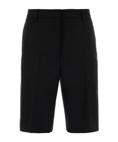 Dries Van Noten Pleated Shorts In Black