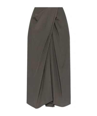 Dries Van Noten Pleated Skirt In Black