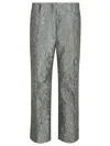 Dries Van Noten Pleated Slim Fit Ankle Length Trousers