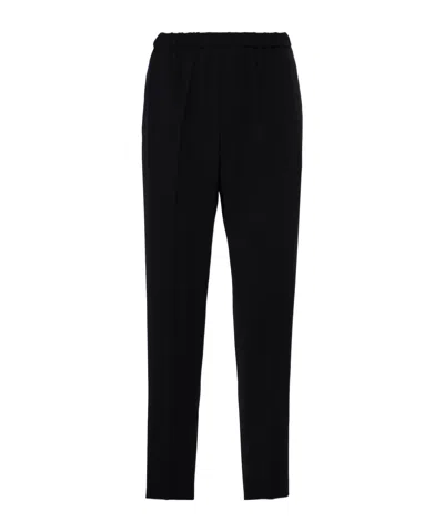 Dries Van Noten Pleated Slim Pants In Black