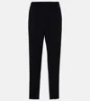 Dries Van Noten 'classic Pleated Straight Leg Trousers' In Black