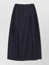 Dries Van Noten Pleated Style Skirt For Modern Wardrobe In Blue