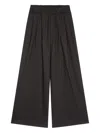 Dries Van Noten Pleated Trousers In Black