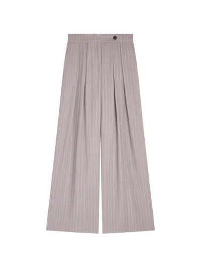 Dries Van Noten Pleated Trousers In Purple