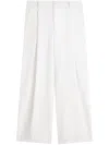 Dries Van Noten Off-white Pleated Sweatpants In White