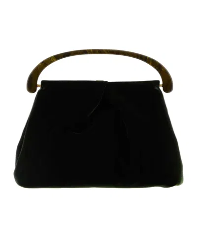DRIES VAN NOTEN DRIES VAN NOTEN PLEATED VELVET BAG