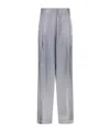 Dries Van Noten Wide Leg Trouser With Pleat And Pocket In Lightblue