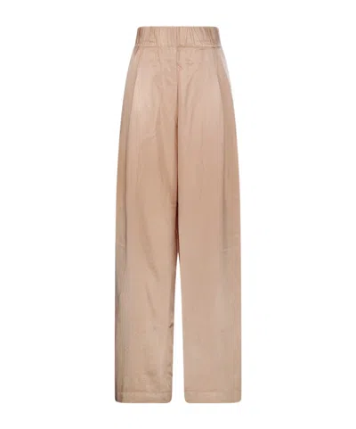 DRIES VAN NOTEN PLEATED WIDE-LEG TRACK PANTS