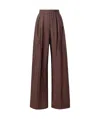 Dries Van Noten Pamplona Wide Leg Trousers In Red