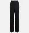 Dries Van Noten Pamplona Pleated Wool-blend Pants In Black