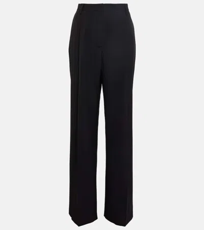 Dries Van Noten Pleated Wide Pants In Black
