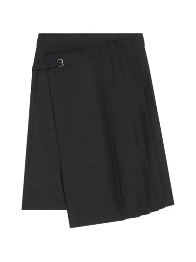 Dries Van Noten Wool Cropped Trousers In Black
