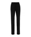 Dries Van Noten Women Black Wool Blend Pandoris Pant In Black