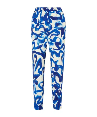 Dries Van Noten Pocket Casual Pants In Blue