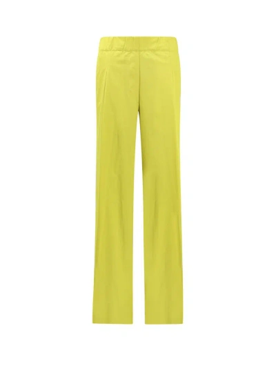 Dries Van Noten Pocket Detailed Straight Leg Trousers In Yellow