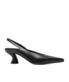 Dries Van Noten Pointed High-heeled Sandals In Black